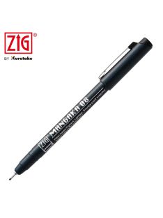 Kuretake ZIG Cartoonist Mangaka Tűfilc Fekete 08