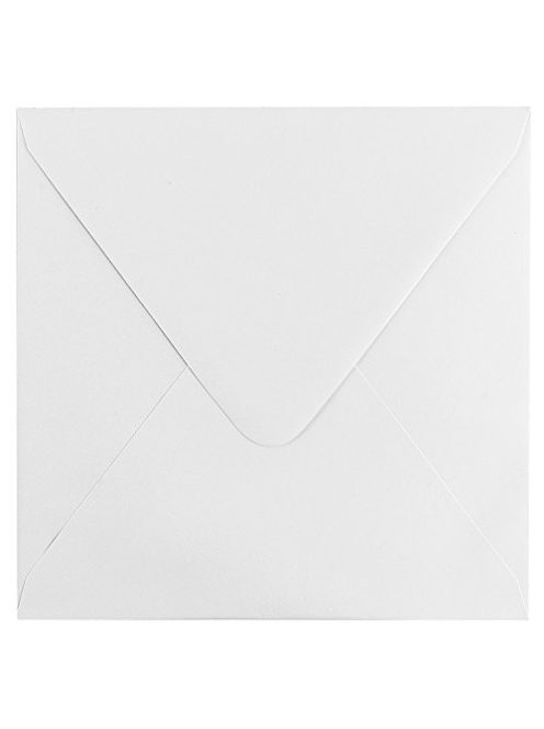 Fehér színű négyzetes boríték - 17x17 cm