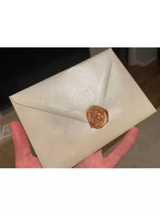   Boríték - Krém színű Jázmin C6 Színes Boríték, Gyöngyház fényű