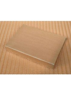 Kihajtogatható papírdoboz - natúr, lapos, A4, 5cm magas