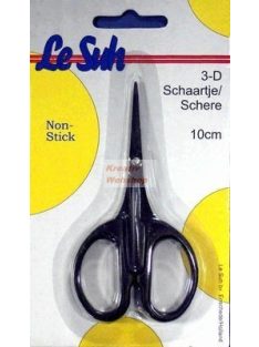 Hobbi egyenes olló, fekete bevonattal, erősített kivitel