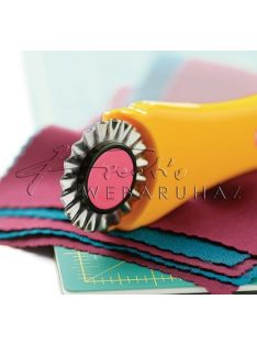   Hullámos körkés, körvágó kés hullámos pengével, műanyag markolattal, 28 mm