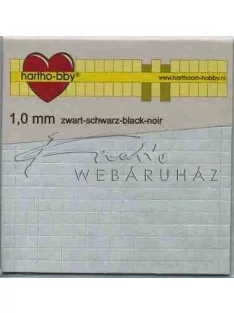   Ragasztókocka - Fekete 1mm - 3D Ragasztókocka 5 x 5 mm, holland