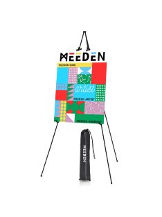   Festőállvány, Acél - MEEDEN Steel Folding Tripod Display Easel 63'' Tall Adjustable - 160cm