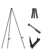 Festőállvány, Acél - MEEDEN Steel Folding Tripod Display Easel 63'' Tall Adjustable - 160cm