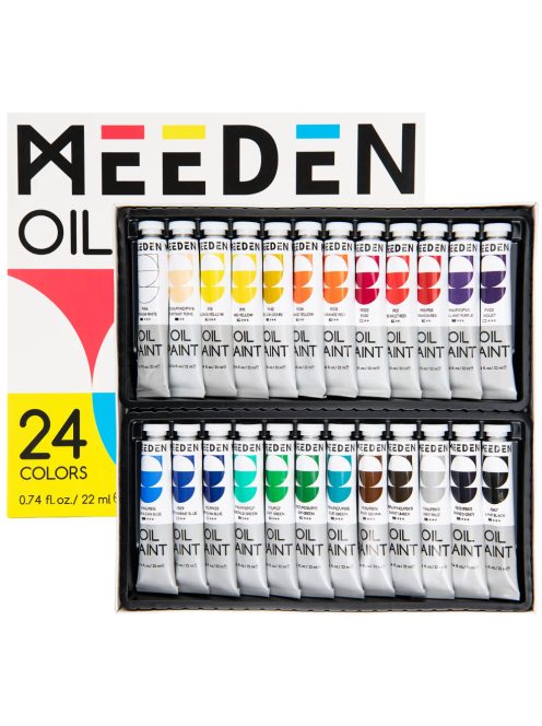 Olajfesték készlet - MEEDEN Art - 24 x 22 ml tubusos