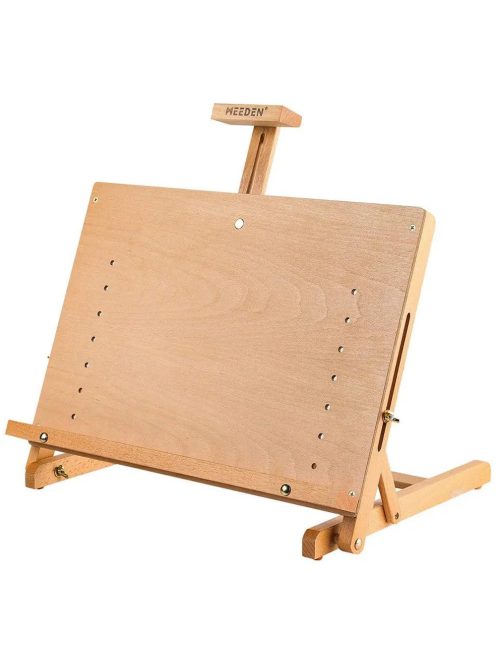 Festőállvány bükkfából - Nagy "H" keretes állítható asztali - MEEDEN Large H-Frame Adjustable Tabletop Easel