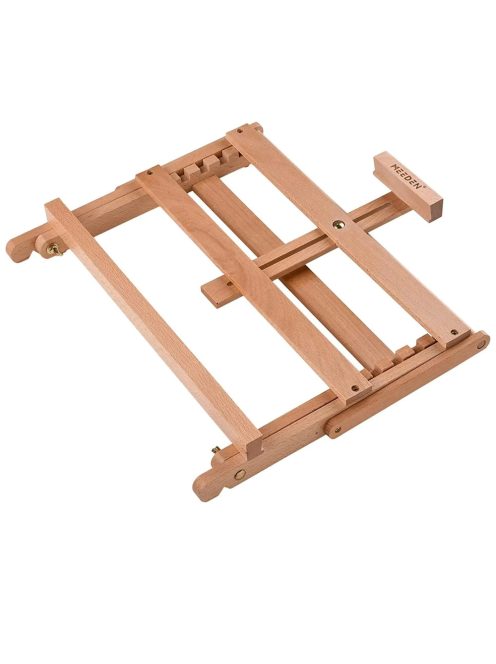 Festőállvány bükkfából - MEEDEN H-Frame Adjustable Studio Tabletop Easel