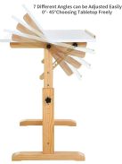 Rajz- és Festőasztal, állítható - MEEDEN Natural Wood Drafting Table