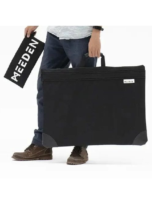 Portfolio táska, Nagyméretű - MEEDEN Studio Art Portfolio Case - Két rekeszes, két cipzáros, tolltartóval - 78x58x5cm