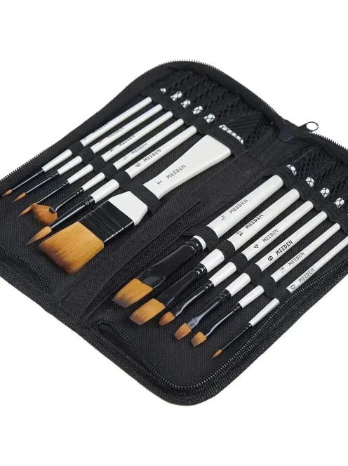 Ecsetkészlet - MEEDEN 12 Pcs Acrylic Paint Brushes Set