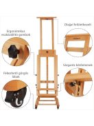 Festőállvány, műtermi - MEEDEN Deluxe Multi-Function Heavy Duty H-Frame Studio Easel