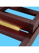 Műtermi festőállvány, nagyméretű, dió - MEEDEN Classic Large H-Frame Studio Easel for Heavy Duty Walnut Color