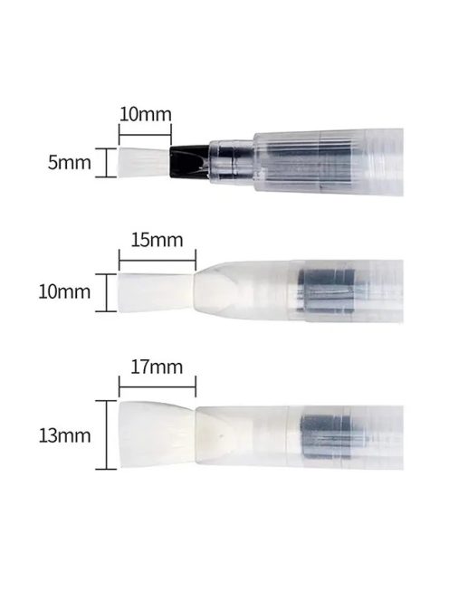 Tölthető nyelű ecsetkészlet - M-ART - 3 db-os készlet