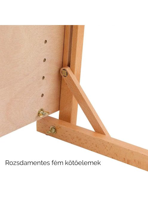 Festőállvány bükkfából - Nagy "H" keretes állítható asztali - MEEDEN Large H-Frame Adjustable Tabletop Easel