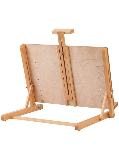 Festőállvány bükkfából - Nagy "H" keretes állítható asztali - MEEDEN Large H-Frame Adjustable Tabletop Easel