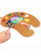 Festőpaletta - MEEDEN Wooden Oil Finished Palette 15.7"x11.8"