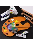 Festőpaletta - MEEDEN Wooden Oil Finished Palette 15.7"x11.8"