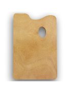 Színkeverő paletta fából, szögletes - MEEDEN Wooden Palette 10,8x8,2x0,14 inch - Square