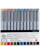 Pigment Marker készlet - Royal & Langnickel Microbrush Artist Markers  - 12 színű készlet