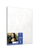 Számozott kifestő készlet vászonra 35x45 cm - Akrilfestékkel, ecsetekkel, felnőtteknek - Mona Lisa