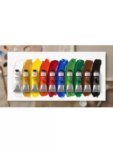   Olajfesték készlet - Rósa Gallery - 12 x 45 ml tubusos - Doboz nélkül