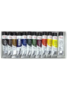   Olajfesték készlet - Rósa Gallery - 12 x 20 ml tubusos - kartondobozban