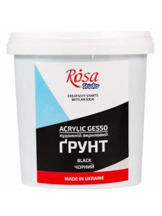 Gesso 280ml - Acrylic Gesso, 280 ml (350g), ROSA Studio - Fekete