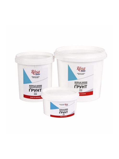 Gesso 280ml - Acrylic Gesso, 280 ml (350g), ROSA Studio - Fekete