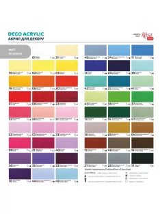 Akrilfesték - Rósa Talent Matt 20 ml - Fehér