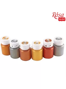 Metálszínű akrilfesték - Rósa Talent 20 ml tégelyes - Bronz