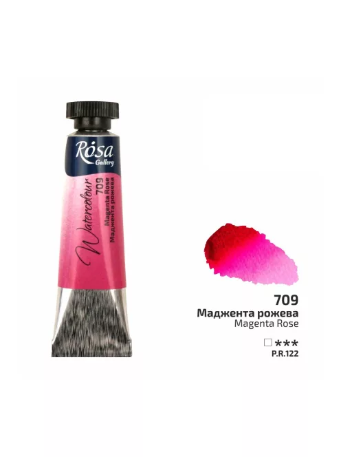 Rósa Gallery akvarell festék - tubus 10 ml - Magenta Rózsaszín 709