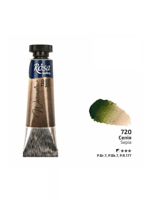 Rósa Gallery akvarell festék - tubus 10 ml - Szépia 720