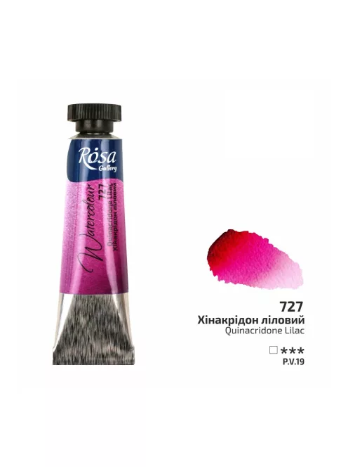 Rósa Gallery akvarell festék - tubus 10 ml - Kinakridon lila 727