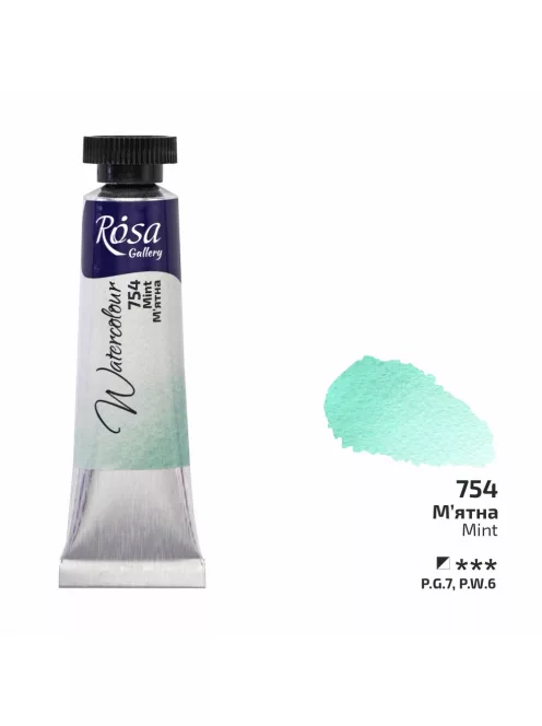 Rósa Gallery akvarell festék - tubus 10 ml - Menta 754