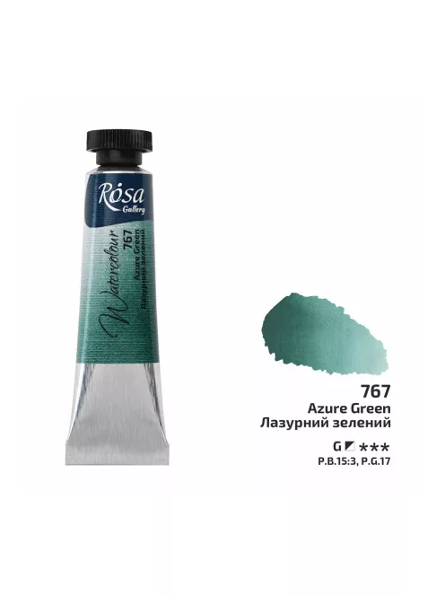 Rósa Gallery akvarell festék - tubus 10 ml - Azúrzöld 767