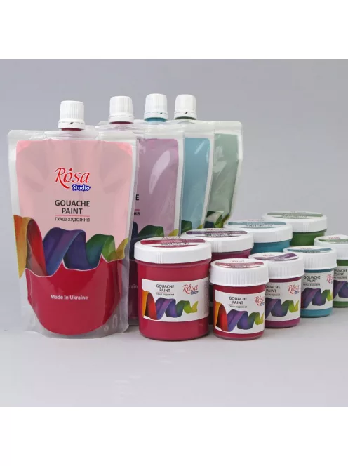 Rósa Gouache Studio színenként - 100 ml tégelyes - Citromsárga