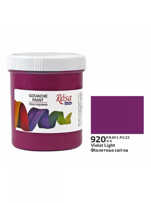 Rósa Gouache Studio színenként - 100 ml tégelyes - Világoslila - 920