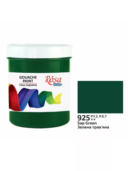 Rósa Gouache Studio színenként - 100 ml tégelyes - Nedvzöld - 925