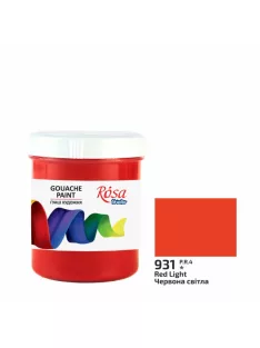 Rósa Gouache Studio színenként - 100 ml tégelyes - Világos vörös
