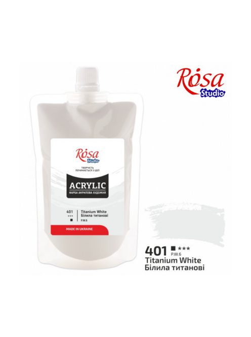 Rósa Studio Művész Akrilfesték, utántöltős, 200 ml - Lila