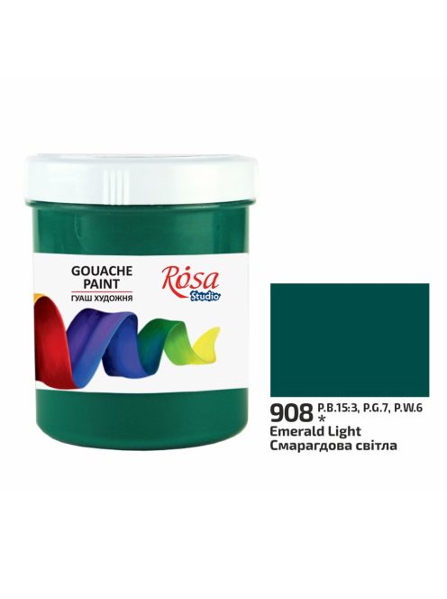 Rósa Gouache Studio színenként - 200 ml Utántöltő - Smaragdzöld -908