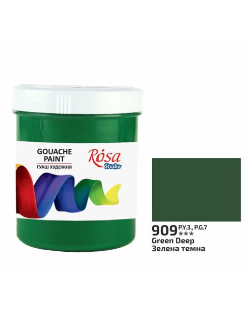 Rósa Gouache Studio színenként - 200 ml Utántöltő - Sötétzöld -909