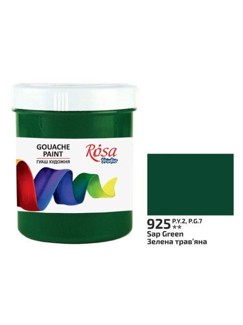 Rósa Gouache Studio színenként - 200 ml Utántöltő - Nedvzöld - 925