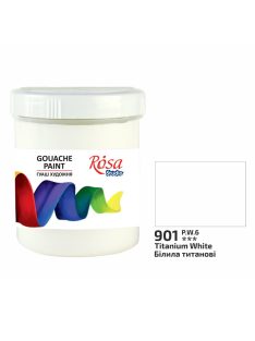 Rósa Gouache Studio színenként - 100 ml tégelyes - Fehér
