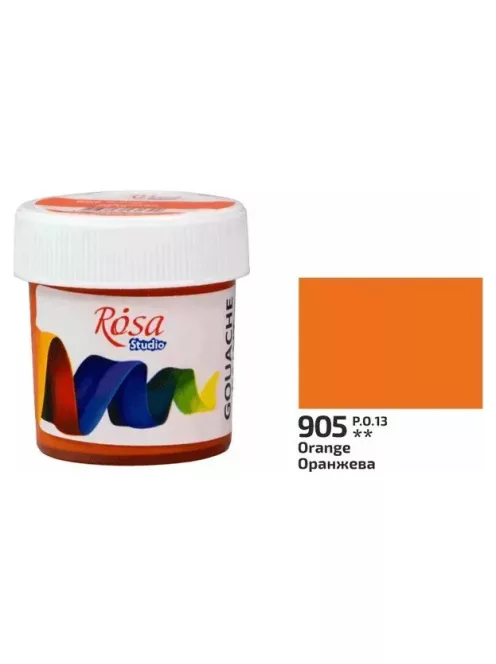 Rósa Gouache Studio színenként - 20 ml tégelyes - Narancs - 905