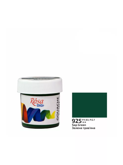 Rósa Gouache Studio színenként - 20 ml tégelyes - Nedvzöld - 925
