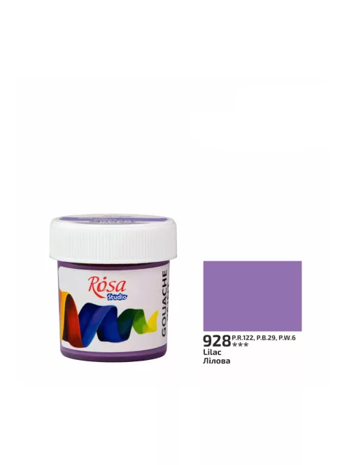 Rósa Gouache Studio színenként - 20 ml tégelyes - Lila - 928