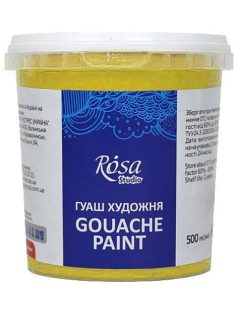   Rósa Gouache Studio színenként - 500 ml vödörben - Világos sárga 902