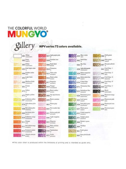 Mungyo Gallery Artists' Soft pastel - Hasáb, egész - Fehér 01